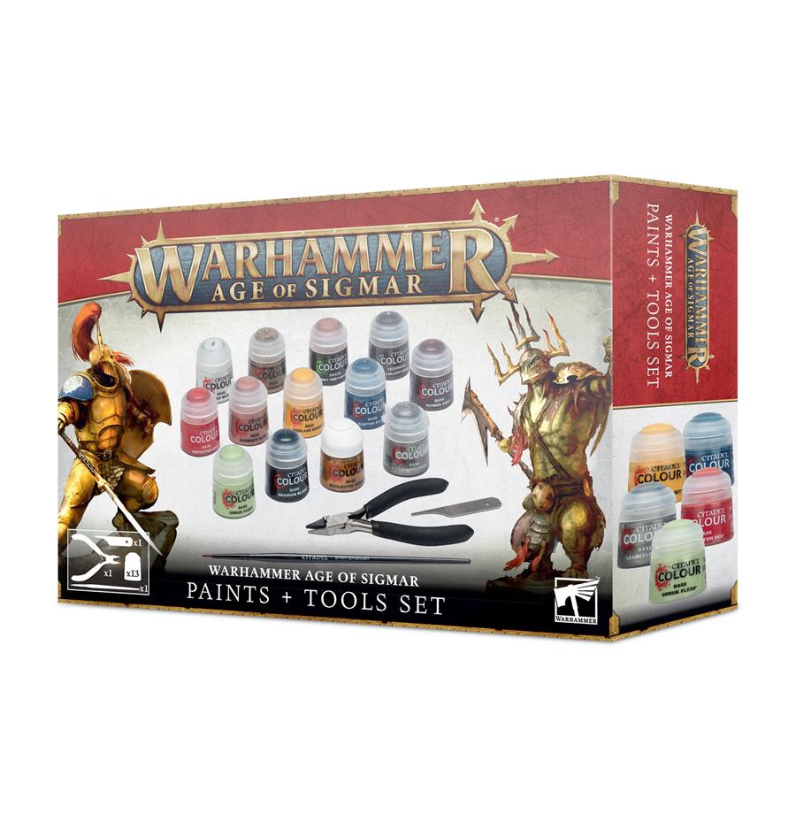 Warhammer Age of Sigmar: Set de pinturas y herrramientas | 80-17 | La botiga en català de jocs de taula moderns