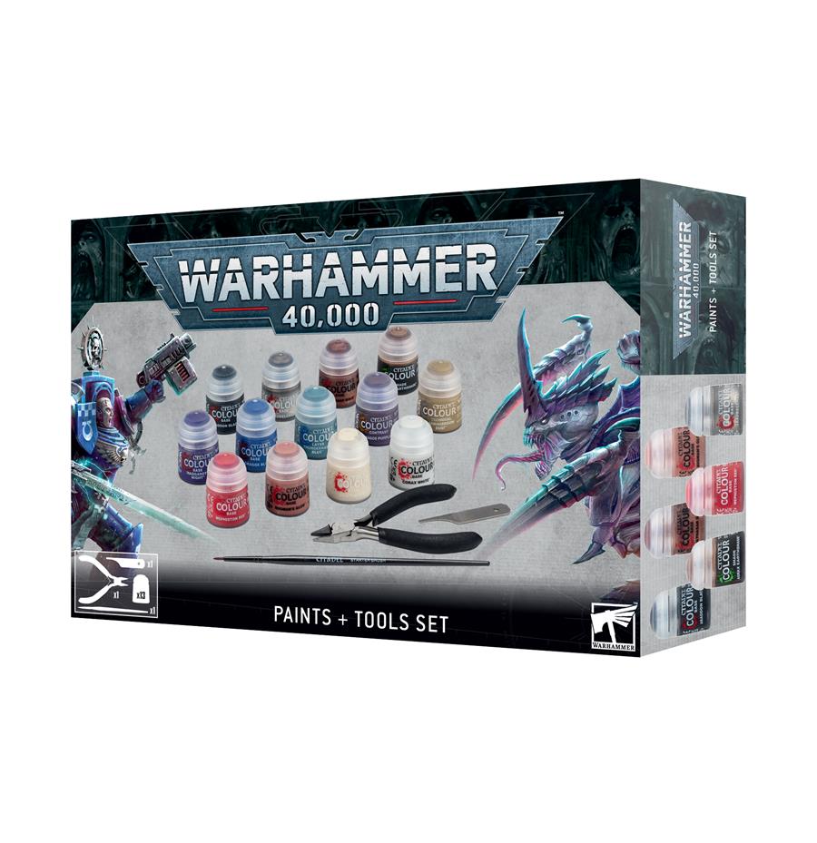 Warhammer 40,000: Set de pinturas y herramientas | 60-12 | La botiga en català de jocs de taula moderns