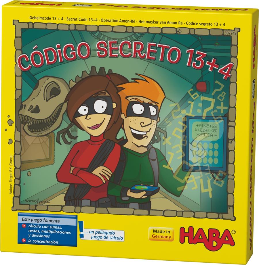 CÓDIGO SECRETO 13+4 | HABA302249 | JÜRGEN P.K. GRUNAU | La botiga en català de jocs de taula moderns