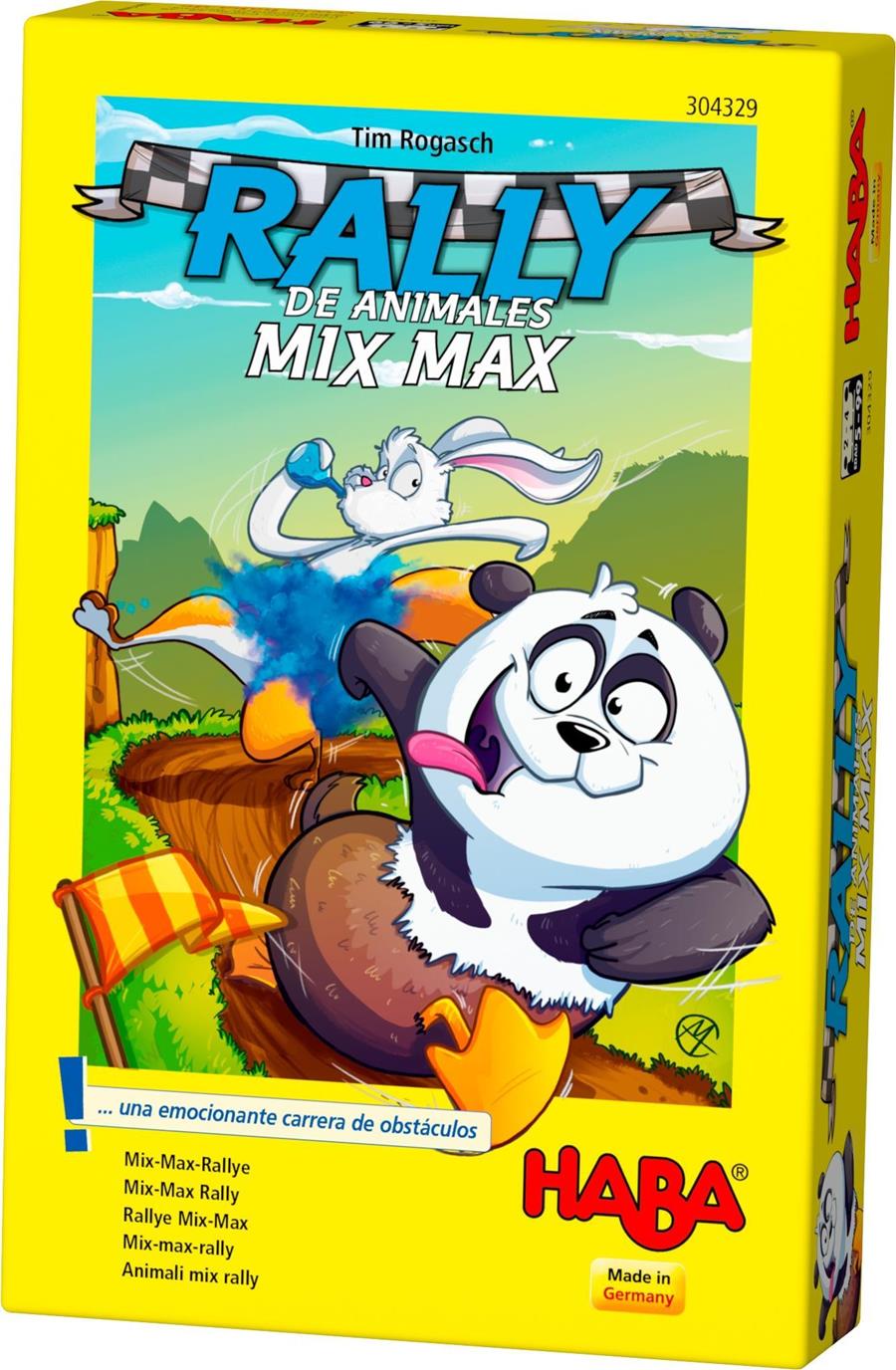 RALLY DE ANIMALES MIX MAX | HABA304329 | TIM ROGASCH | La botiga en català de jocs de taula moderns