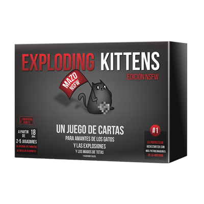 Exploding Kittens Edició NSFW | EKEK02ES | Elan Lee / Matthew Inman / Shane Small | La botiga en català de jocs de taula moderns