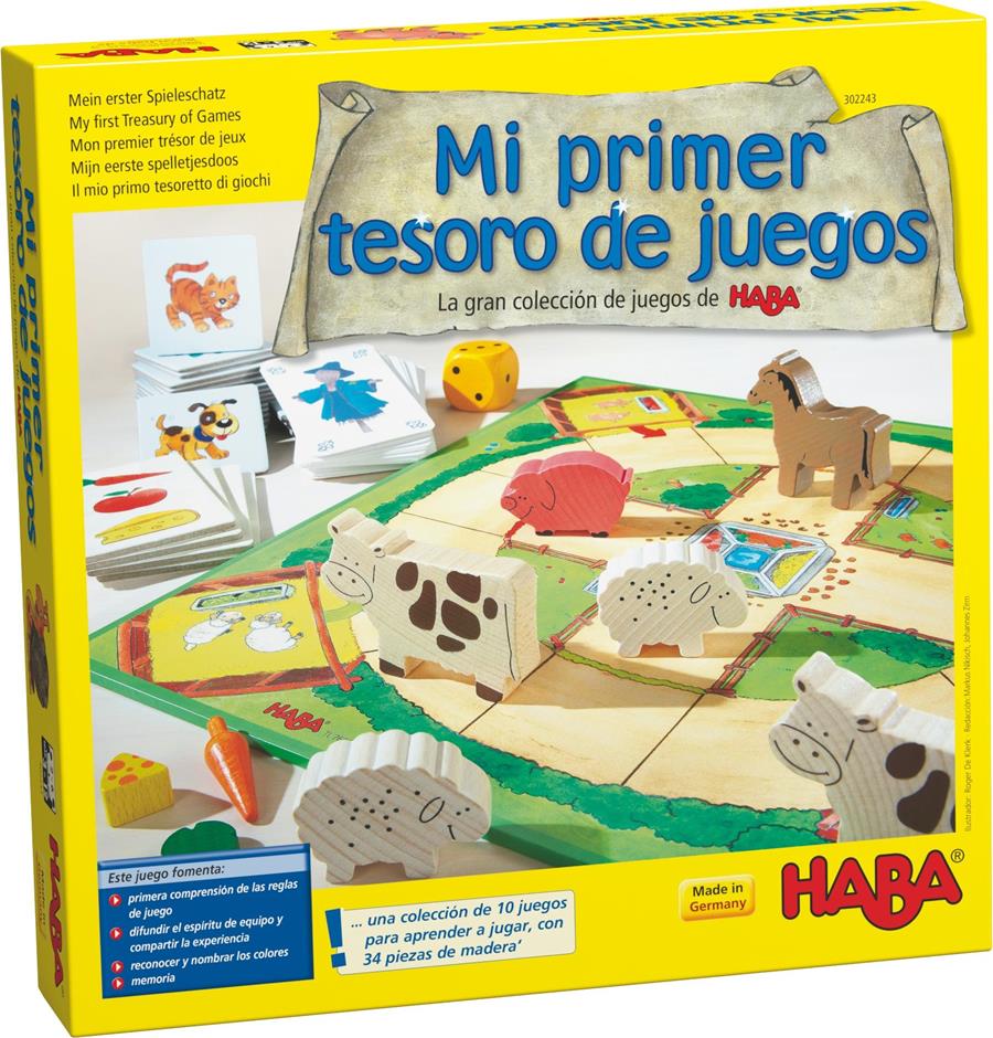 MI PRIMER TESORO DE JUEGOS | HABA302243 | La botiga en català de jocs de taula moderns