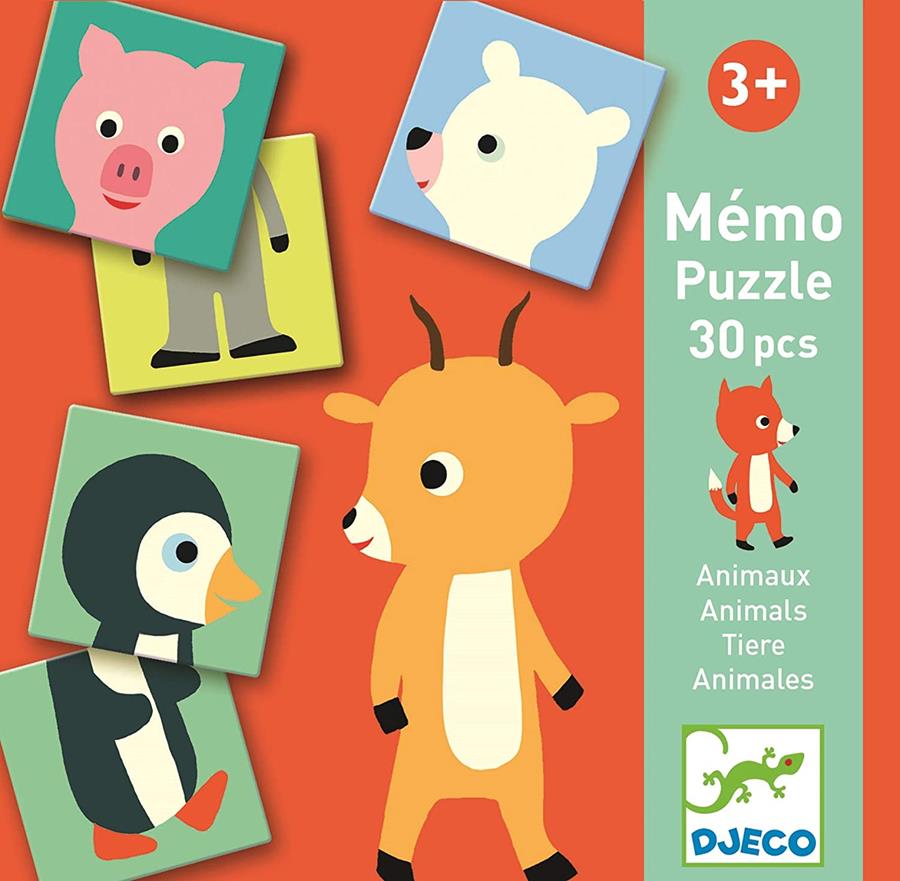 MEMO ANIMO-PUZZLE | DJ38126 | La botiga en català de jocs de taula moderns