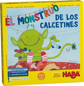 EL MONSTRUO DE LOS CALCETINES | HABA302255 | MICHAEL SCHACHT | La botiga en català de jocs de taula moderns