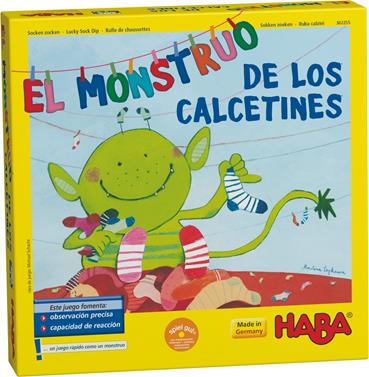 EL MONSTRUO DE LOS CALCETINES | HABA302255 | MICHAEL SCHACHT | La botiga en català de jocs de taula moderns